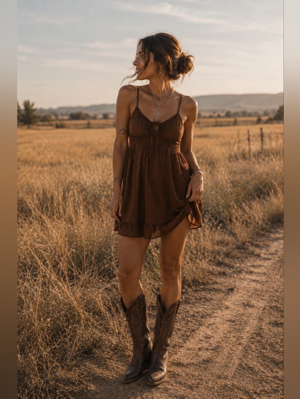 🔥🔥2 for $30🔥🔥Wilfred Brown Mini Dress